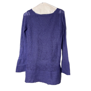 Fenn Wright Manson mohair  Sweater 2 layer purple